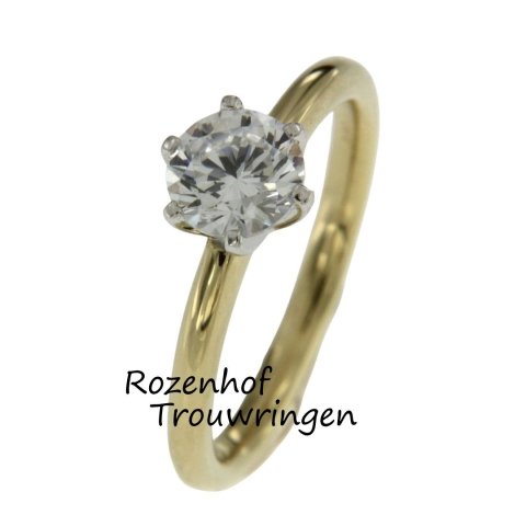 Supermooie dames ring met diamant (13227)