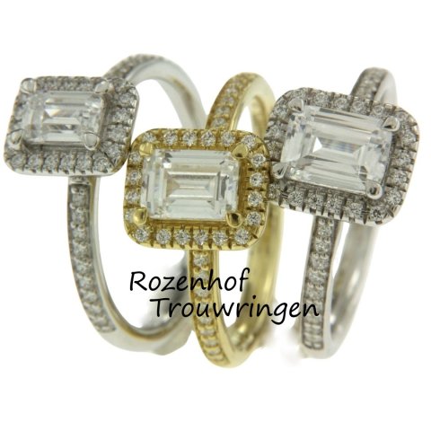 Chique verlovingsringen met diamanten (13261-13263-1326)