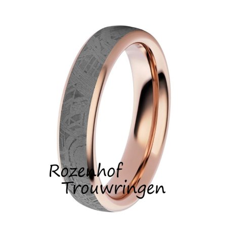 Exclusieve herenring met meteoriet (2562)