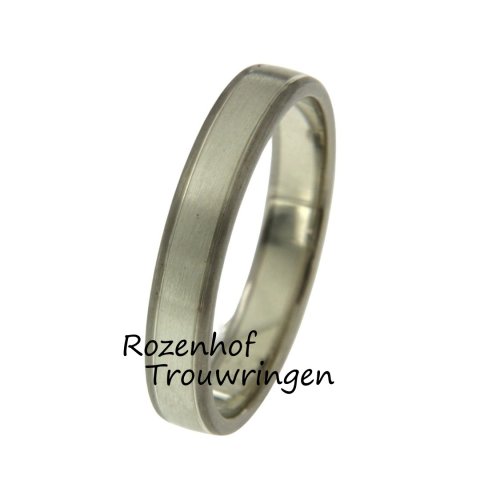 Stoere herenring met palladium en witgoud (30018)