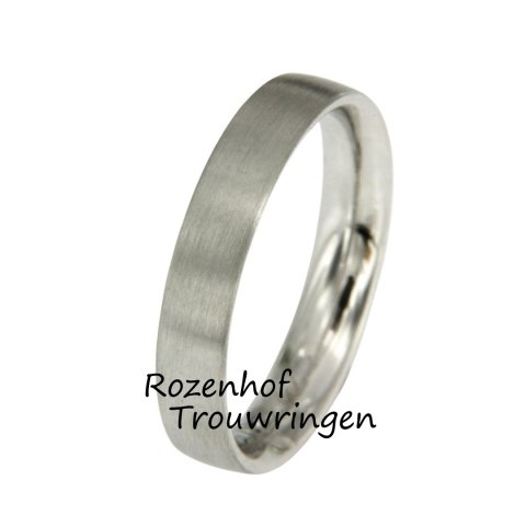 Mooie herenring met matte bewerking (3168)