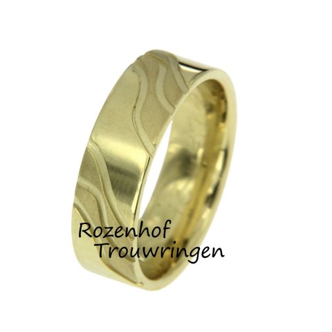 Brede herening met golvende lijnen (48016)