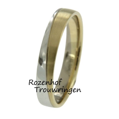 Beeldige bicolor herenring (6288)