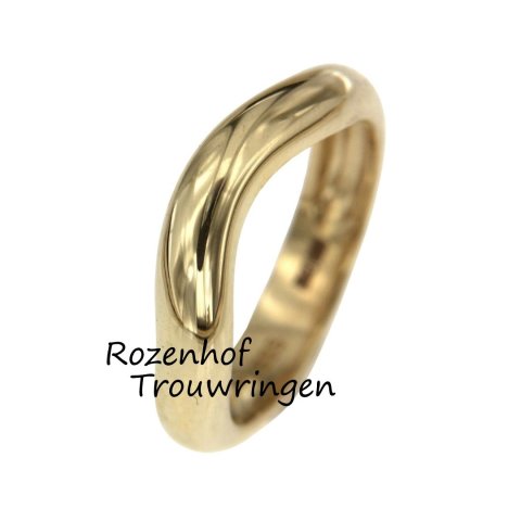 Minimalistische dames V-ring (90445)